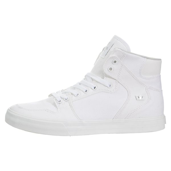 Supra Mens Vaider D High Top Shoes - White | Canada V2170-1U23